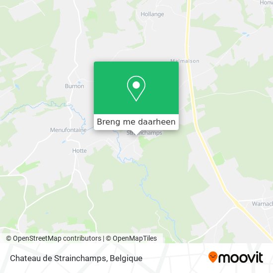 Chateau de Strainchamps kaart