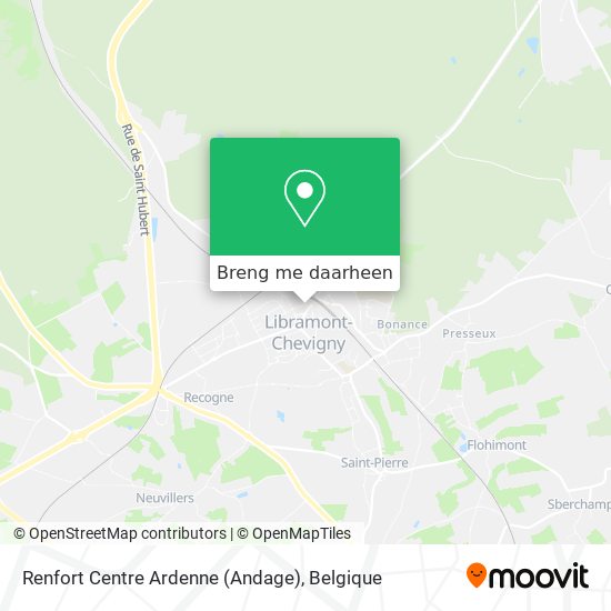 Renfort Centre Ardenne (Andage) kaart