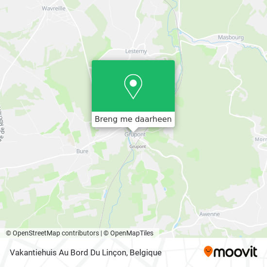 Vakantiehuis Au Bord Du Linçon kaart