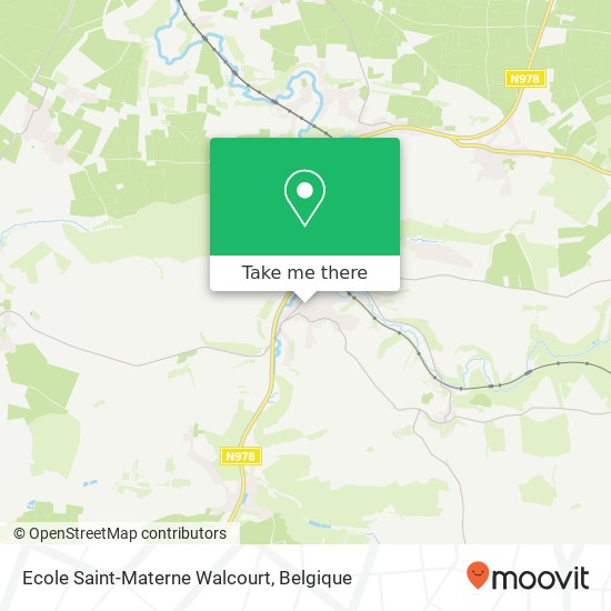 Ecole Saint-Materne Walcourt kaart