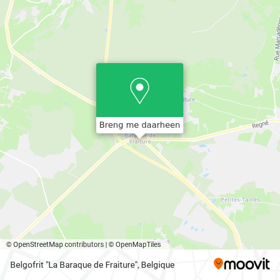 Belgofrit "La Baraque de Fraiture" kaart