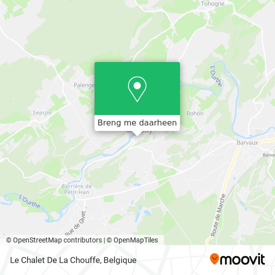 Le Chalet De La Chouffe kaart