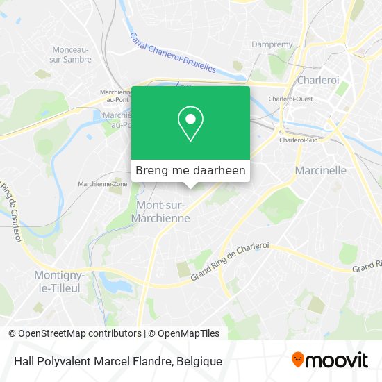 Hall Polyvalent Marcel Flandre kaart