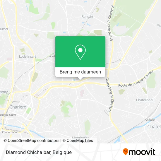 Diamond Chicha bar kaart