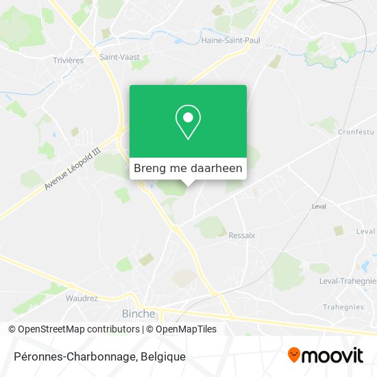 Péronnes-Charbonnage kaart