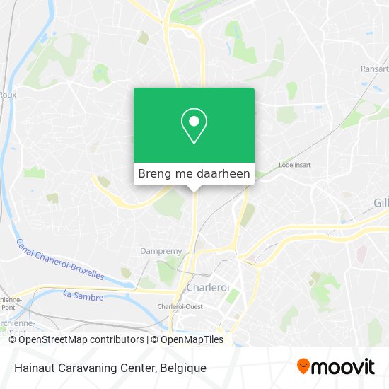 Hainaut Caravaning Center kaart