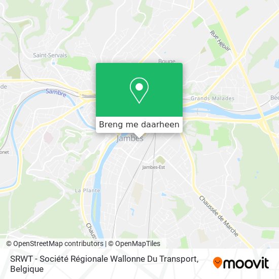 SRWT - Société Régionale Wallonne Du Transport kaart
