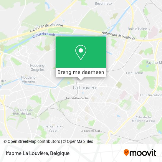 ifapme La Louvière kaart