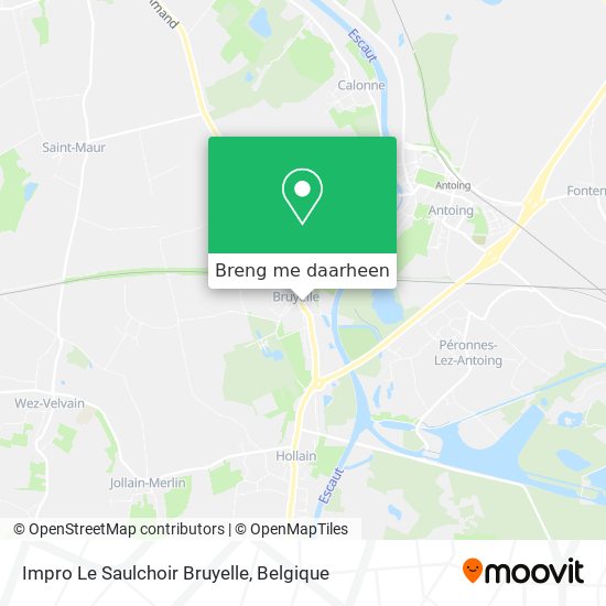 Impro Le Saulchoir Bruyelle kaart
