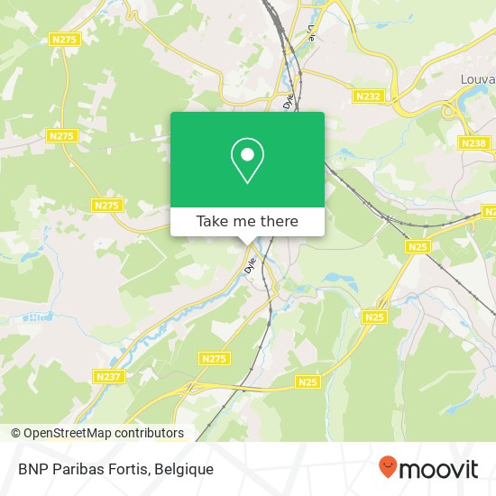 BNP Paribas Fortis kaart