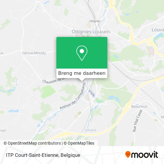 ITP Court-Saint-Etienne kaart