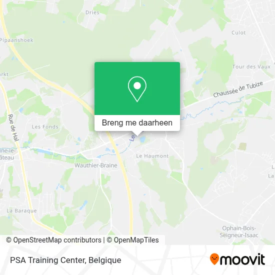 PSA Training Center kaart