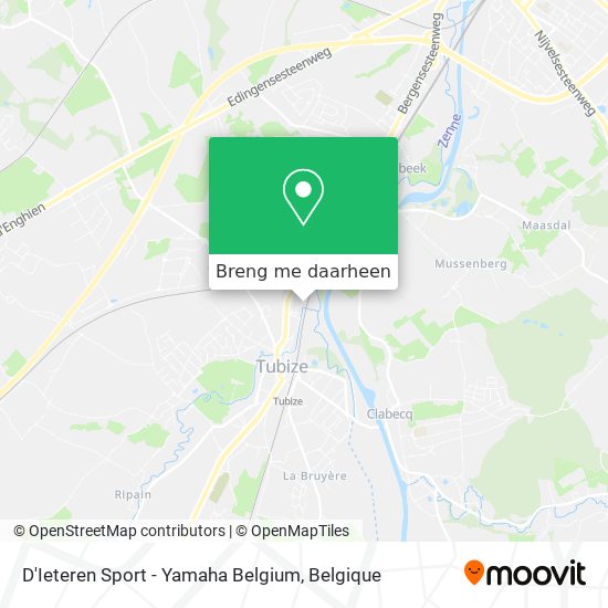 D'Ieteren Sport - Yamaha Belgium kaart