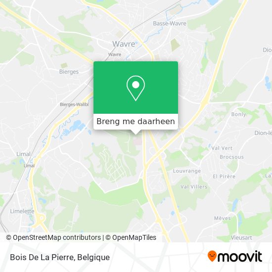 Bois De La Pierre kaart