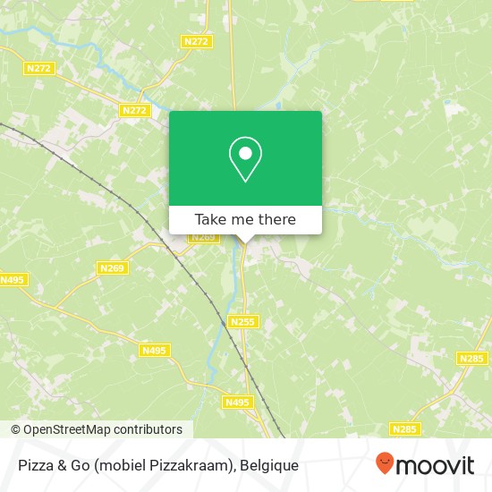 Pizza & Go (mobiel Pizzakraam) kaart