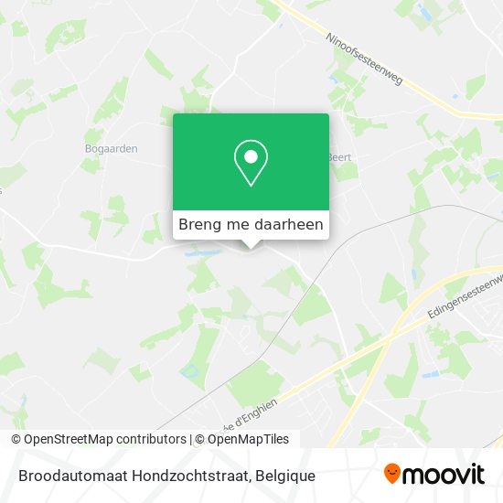 Broodautomaat Hondzochtstraat kaart