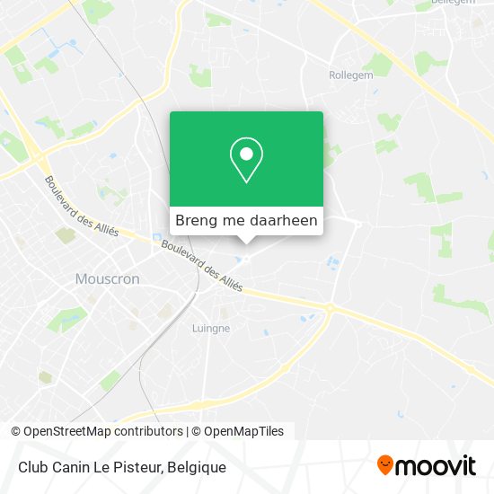 Club Canin Le Pisteur kaart