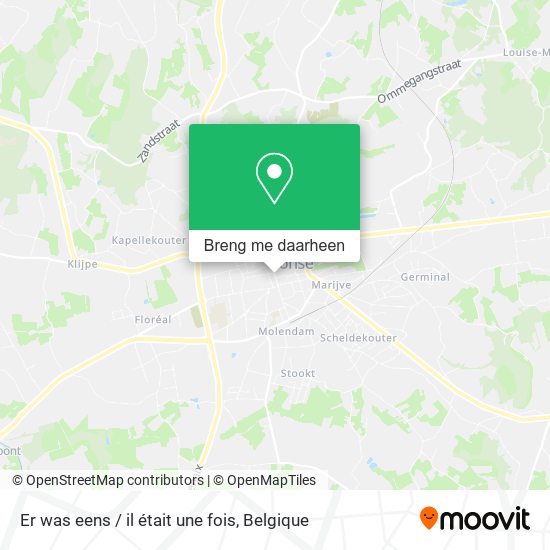 Er was eens / il était une fois kaart