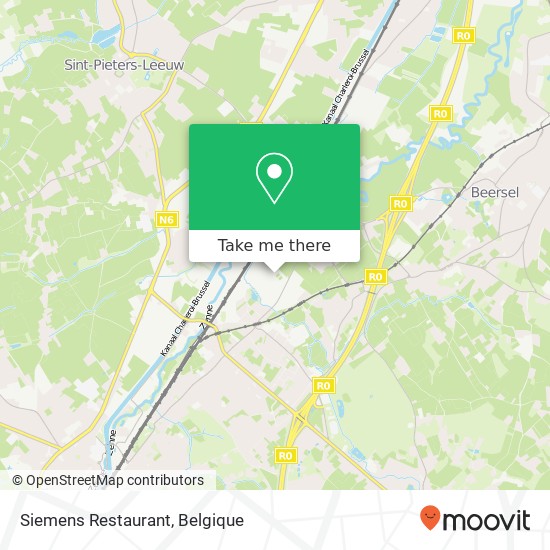 Siemens Restaurant kaart