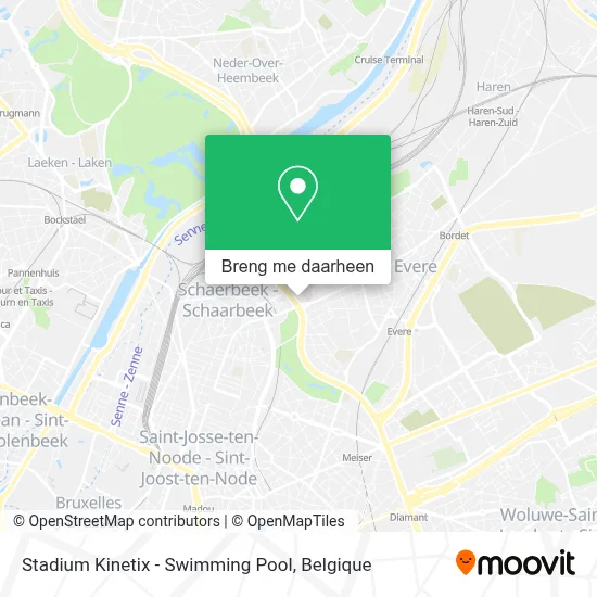 Stadium Kinetix - Swimming Pool kaart