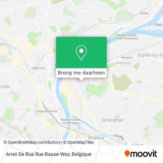 Arret De Bus Rue Basse-Wez kaart