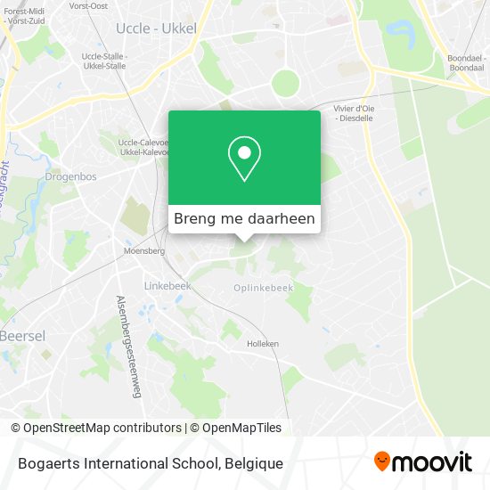 Bogaerts International School kaart