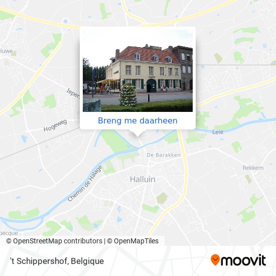 't Schippershof kaart