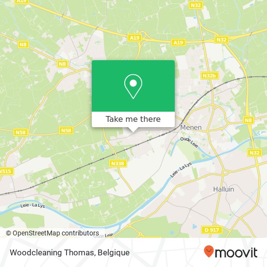 Woodcleaning Thomas kaart