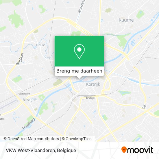 VKW West-Vlaanderen kaart