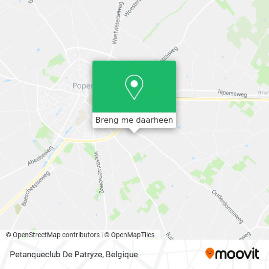 Petanqueclub De Patryze kaart
