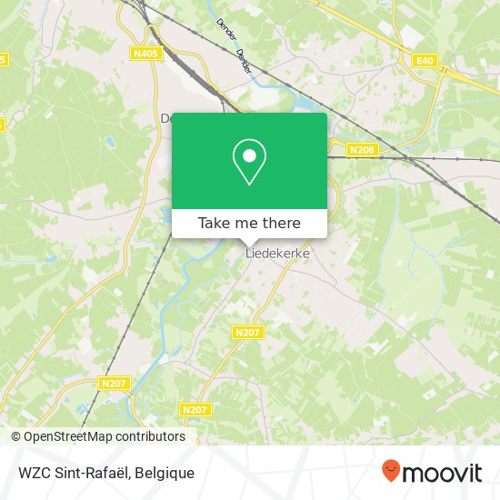 WZC Sint-Rafaël kaart