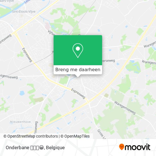 Onderbane 🚘🚦⛽😀 kaart