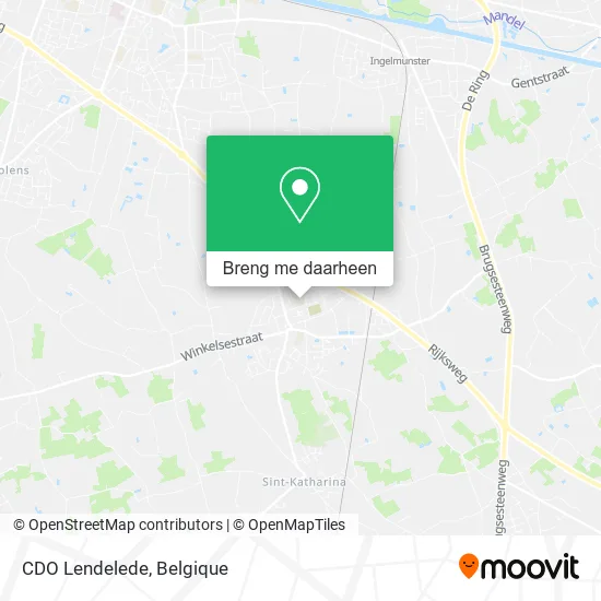 CDO Lendelede kaart