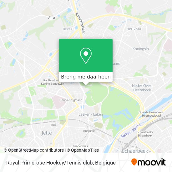 Royal Primerose Hockey / Tennis club kaart