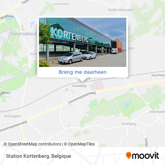 Station Kortenberg kaart