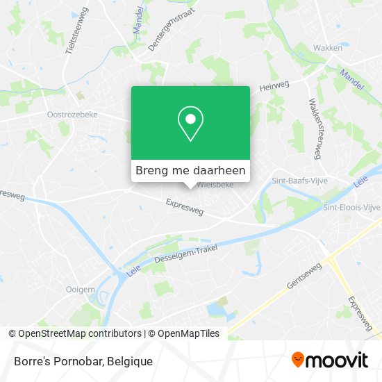 Borre's Pornobar kaart