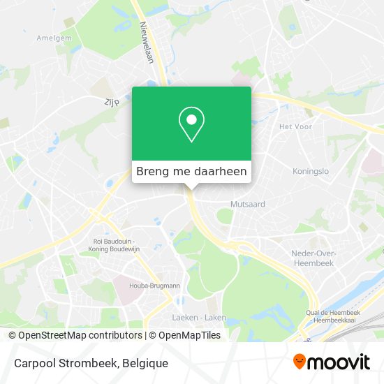 Carpool Strombeek kaart