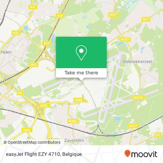 easyJet Flight EZY 4710 kaart