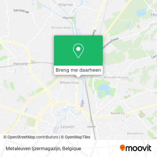 Metaleuven Ijzermagazijn kaart