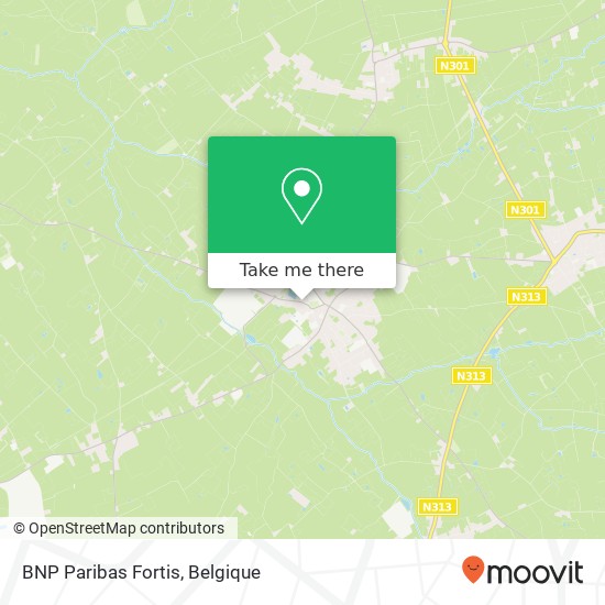 BNP Paribas Fortis kaart