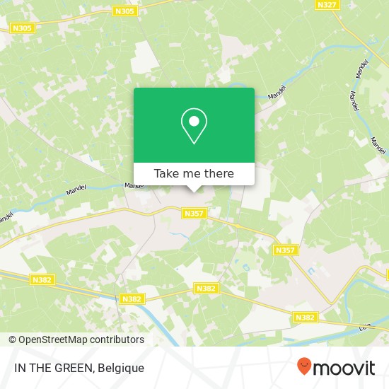 IN THE GREEN kaart