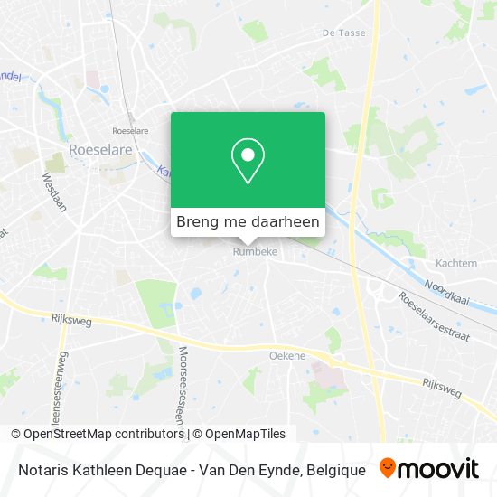 Notaris Kathleen Dequae - Van Den Eynde kaart