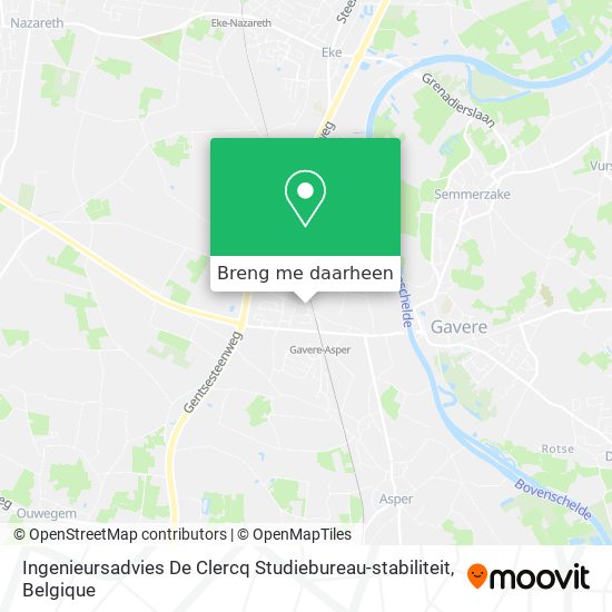 Ingenieursadvies De Clercq Studiebureau-stabiliteit kaart