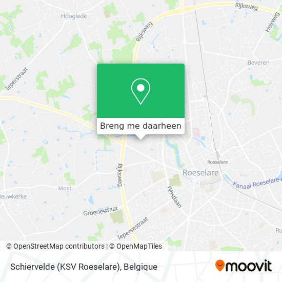 Schiervelde (KSV Roeselare) kaart
