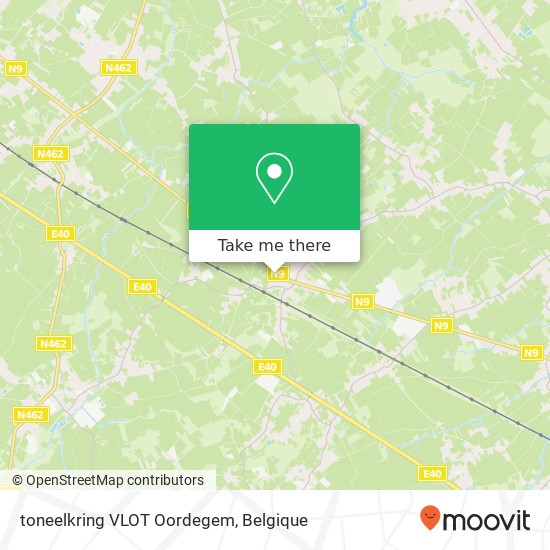 toneelkring VLOT Oordegem kaart