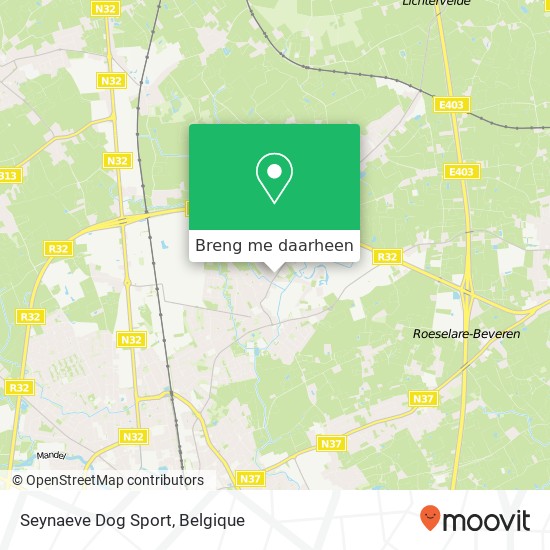 Seynaeve Dog Sport kaart