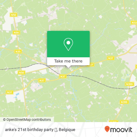 anke's 21st birthday party 🎉 kaart