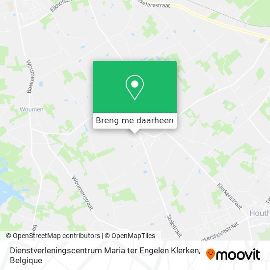 Dienstverleningscentrum Maria ter Engelen Klerken kaart