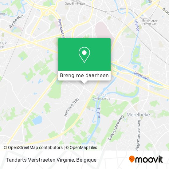 Tandarts Verstraeten Virginie kaart