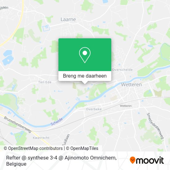 Refter @ synthese 3-4 @ Ajinomoto Omnichem kaart